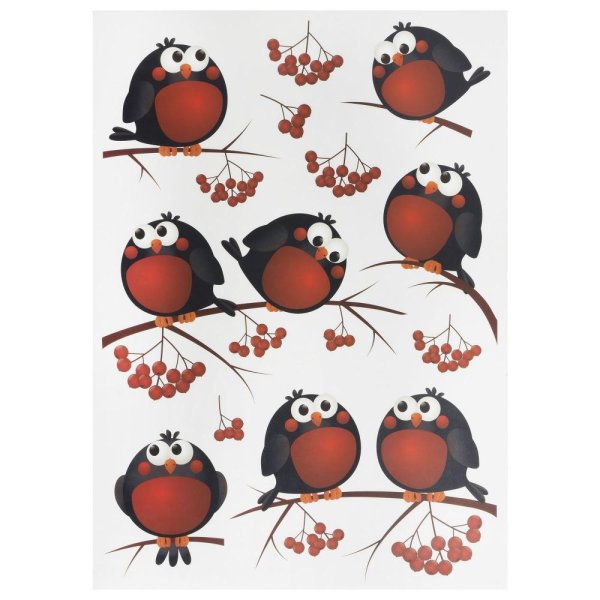 Снегирь мультяшный