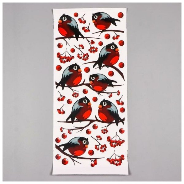 Снегирь стикер