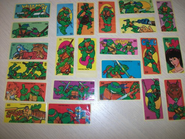 Наклейки из жвачек