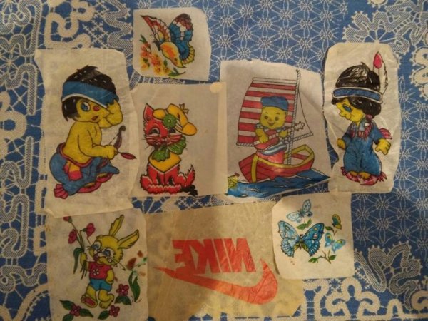 Советские наклейки