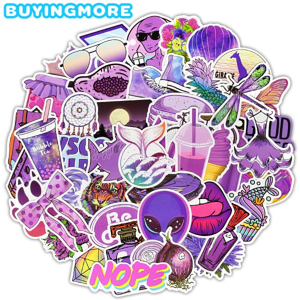 Сиреневые Стикеры