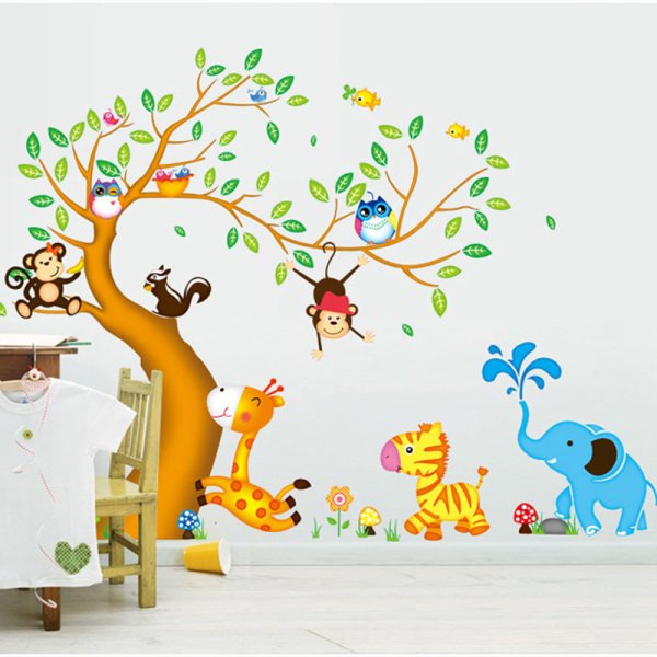 Декорирование стен в детском саду