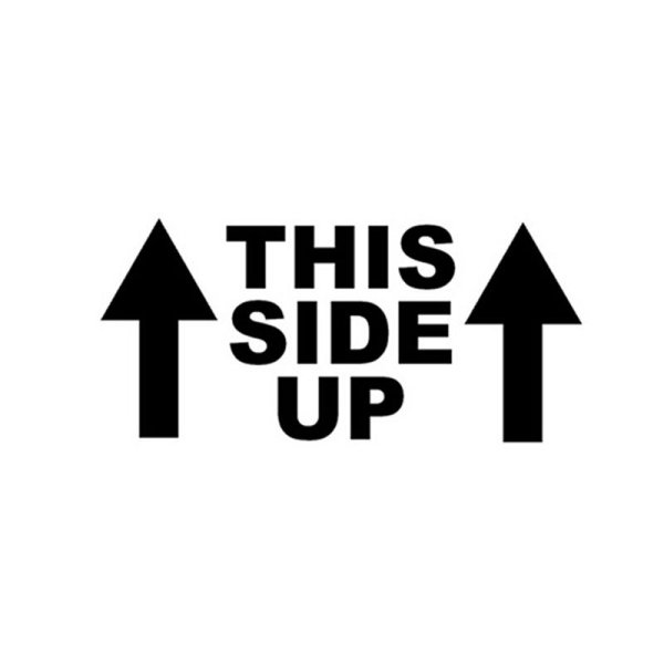 Наклейка вверх