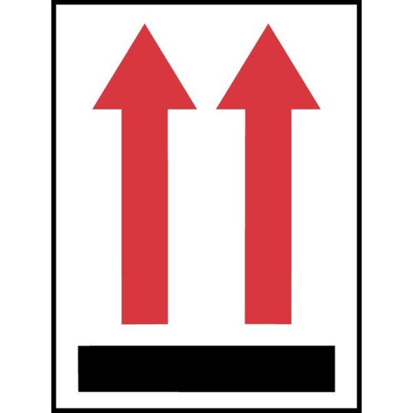 Наклейка верх на коробку