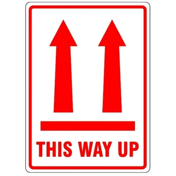 Знак верх коробки