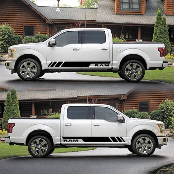 Виниловые наклейки на пикап