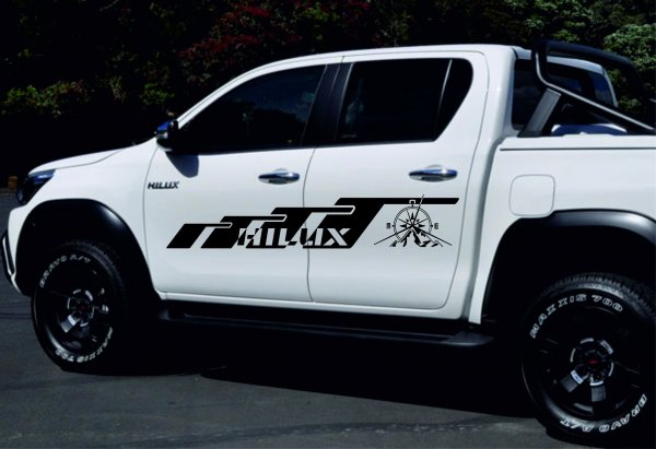 Виниловые наклейки на пикап