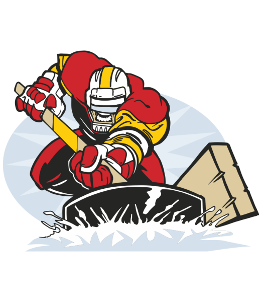 Шайба хоккей наклейки