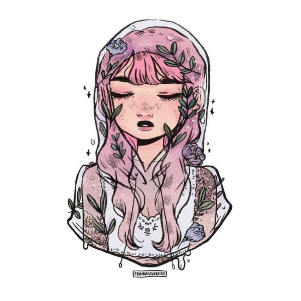 Арты в стиле тумблер