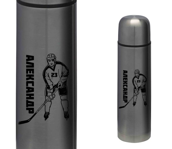 Надпись на термосе