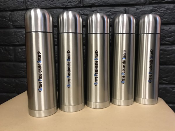 Гравировка на термосе