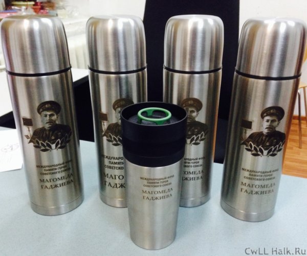 Термостойкие наклейки на термос