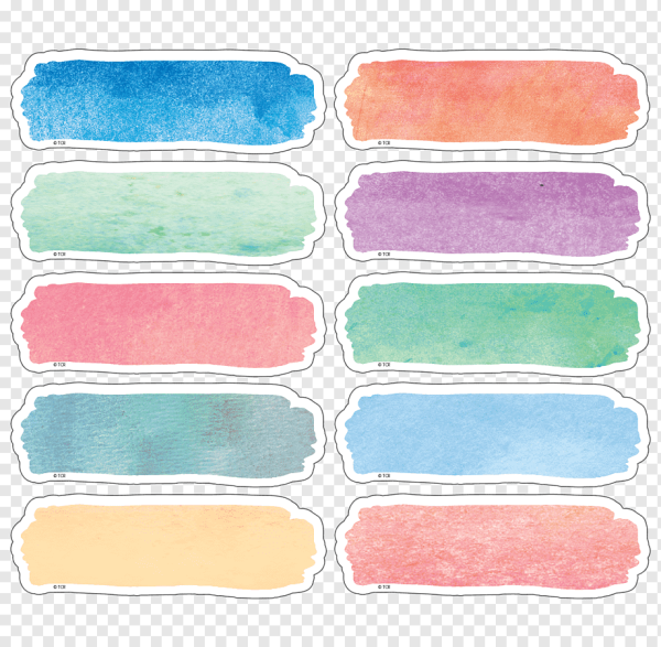 Акварельная плашка