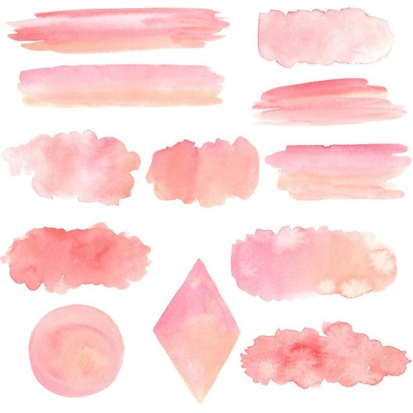 Стикеры для печати акварель