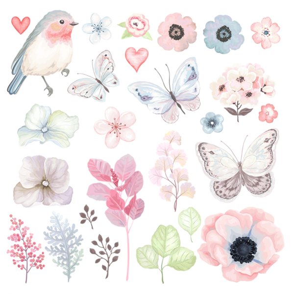 Интерьерные наклейки в детскую комнату