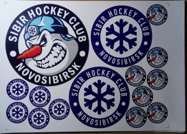 Хк Сибирь наклейки на авто