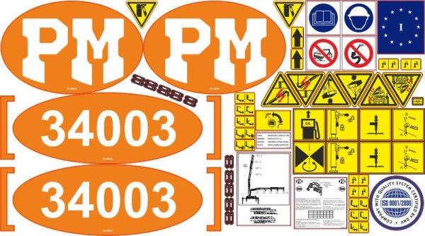 Наклейки на КМУ unic