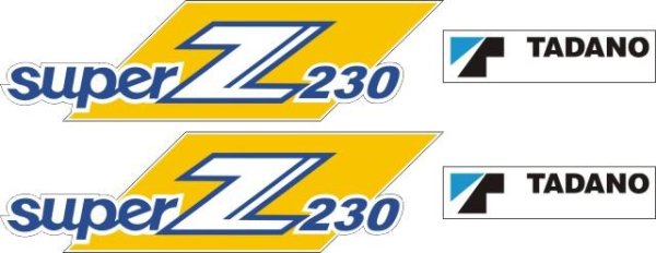 Наклейки на крановый манипулятор