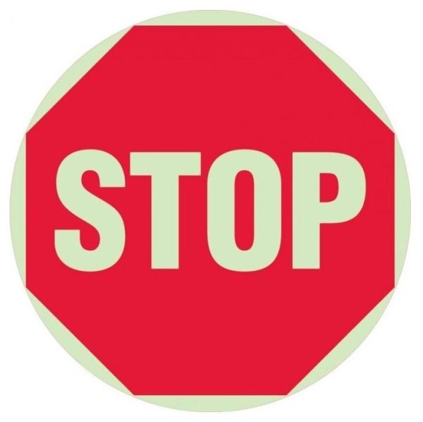 Наклейка стоп