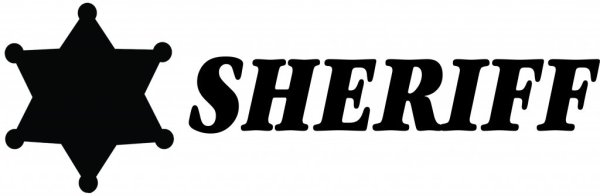 Шериф надпись
