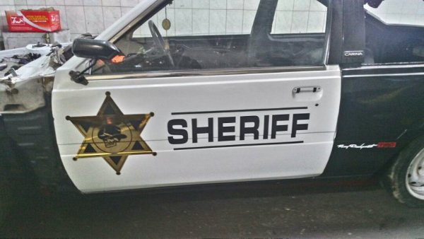 Наклейка Sheriff звезда