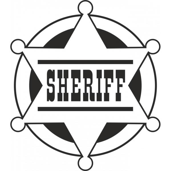 Значок шерифа