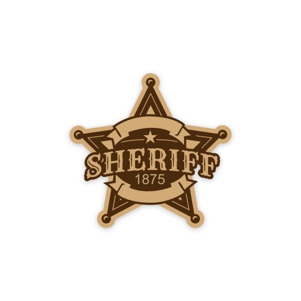 Наклейка Sheriff