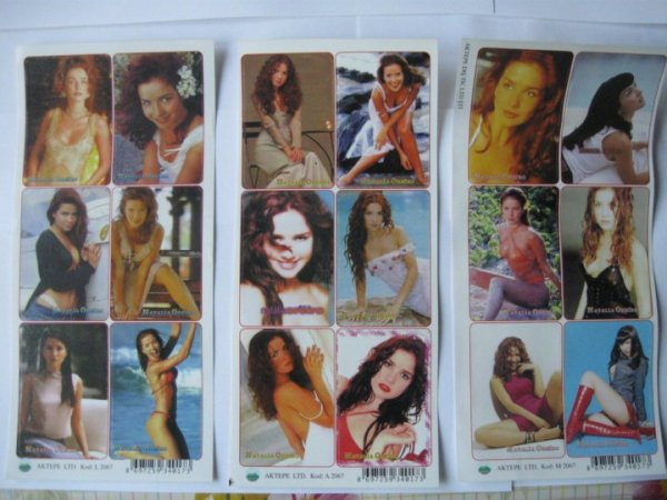 Наклейки с Натальей Орейро из 90-х