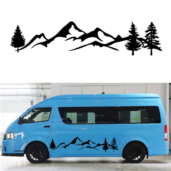 Виниловые наклейки на микроавтобус