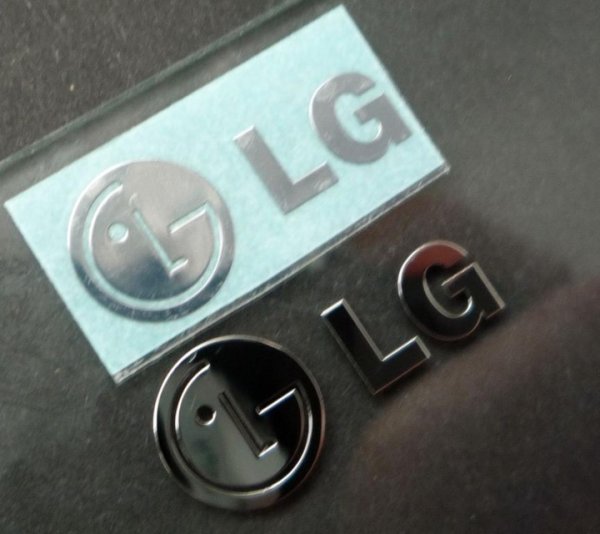 Металлические наклейки LG