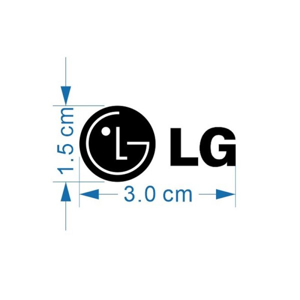 Металлические наклейки LG