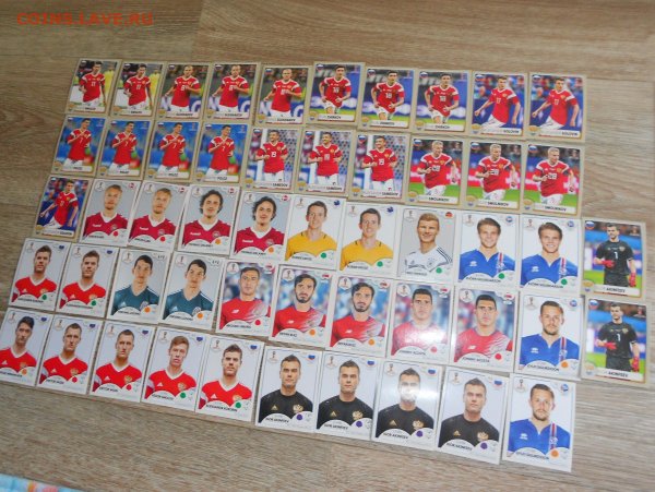 Карточки футболистов Панини