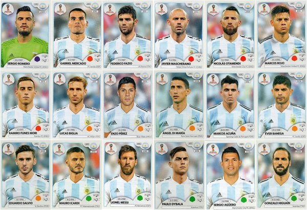 Наклейки Panini Italia 90