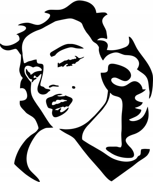 Шрифтовая композиция Мерлин Монро