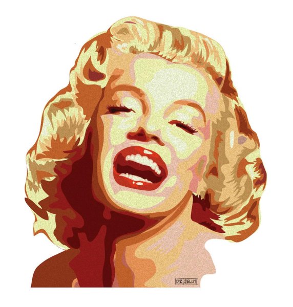 Наклейка Мерлин Монро