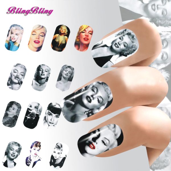 Портрет Мэрилин Монро силуэт