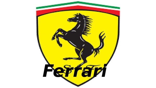 Наклейки с логотипом Феррари