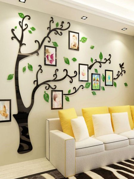 Декоративное дерево для интерьера на стену