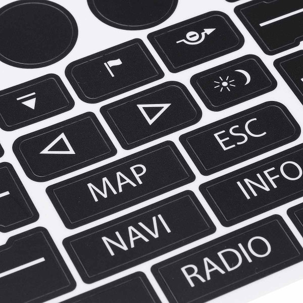 Наклейки на кнопки автомагнитолы
