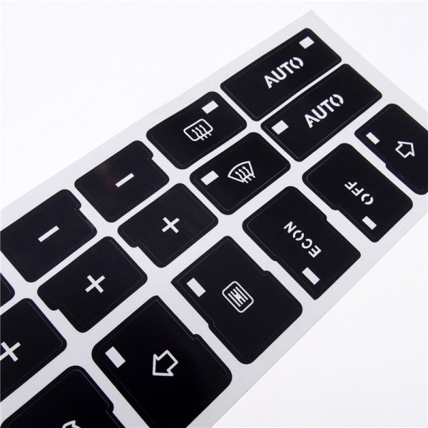 Наклейки кнопок климата Ауди а6 с5