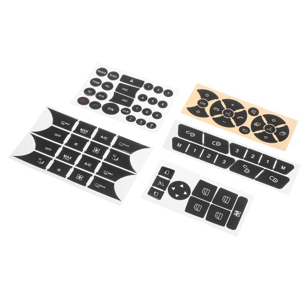 Наклейки на кнопки Фольксваген Туарег 2004 года