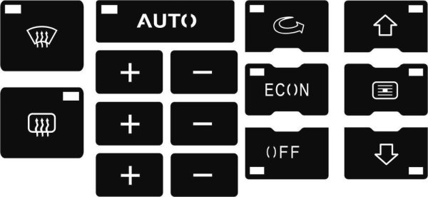 Наклейки на клавиатуру