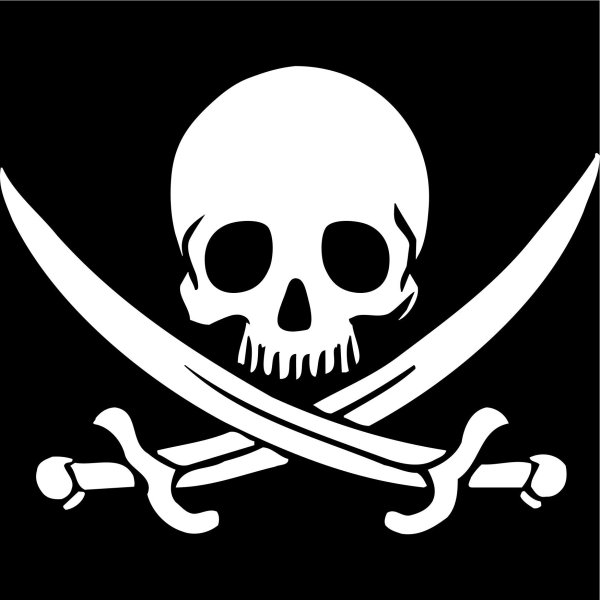 Пиратские наклейки на машину