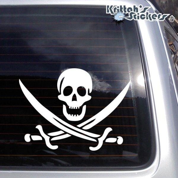 Скрипышы пиратский флаг