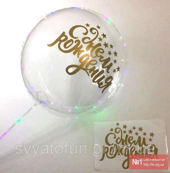 Наклейка на шар