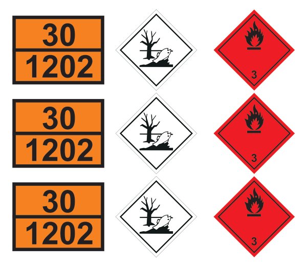 Табличка по ДОПОГ 30/1202
