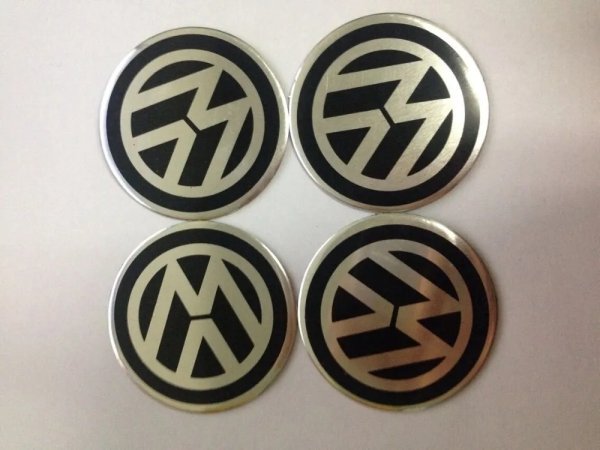 Наклейки на колпаки VW 80мм