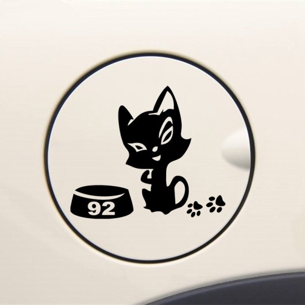 Наклейка на авто "кошка"