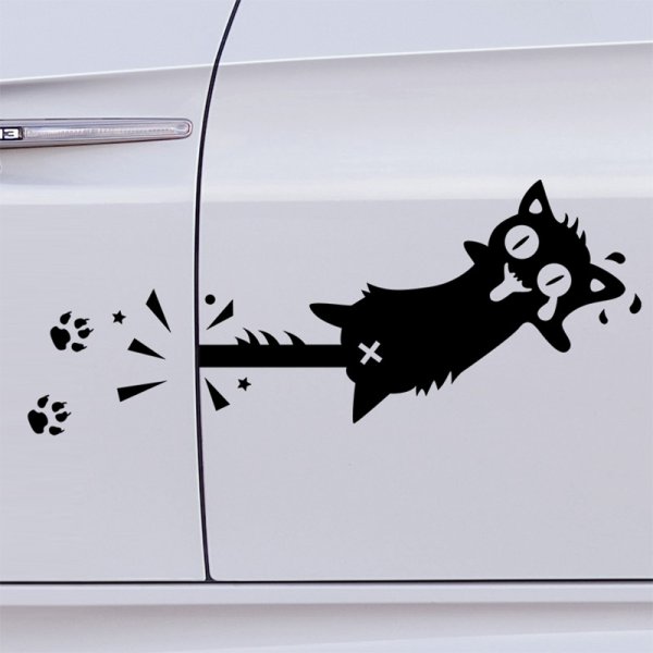 Наклейки на машину на бензобак