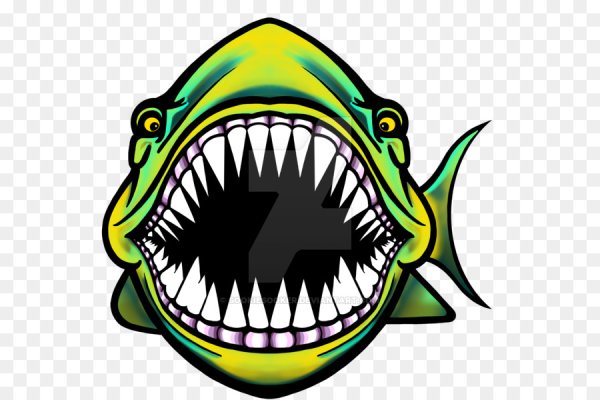 Рыба хищная стикер